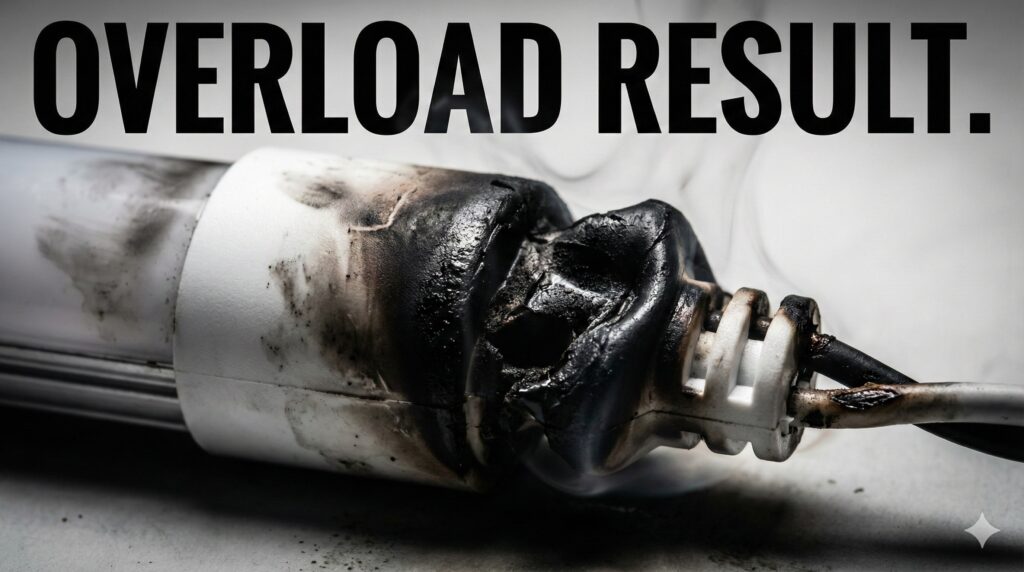 A photo of a melted wire is worth 1,000 words of electrical theory. It forces compliance.