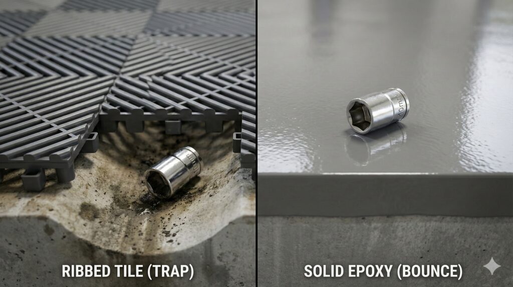 10mm socket test garage flooring