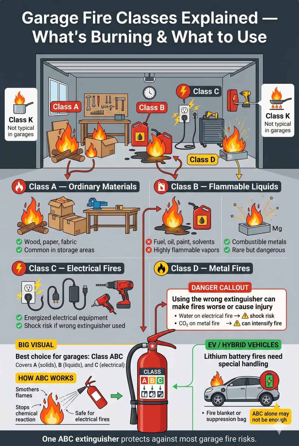 Best Garage Fire Extinguishers 2026: Why Class Matters More Than Size ...