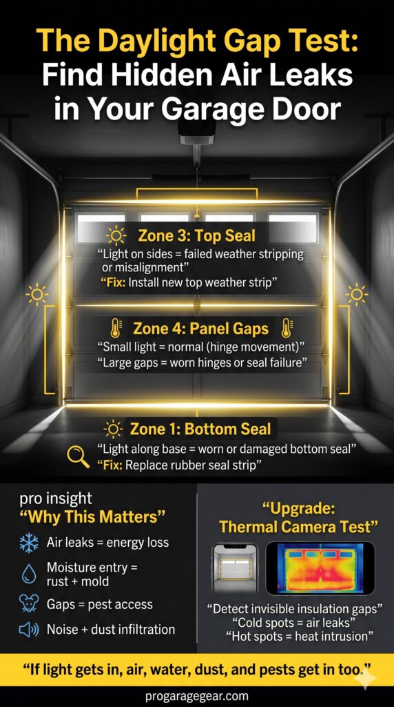garage daylight gap tesr