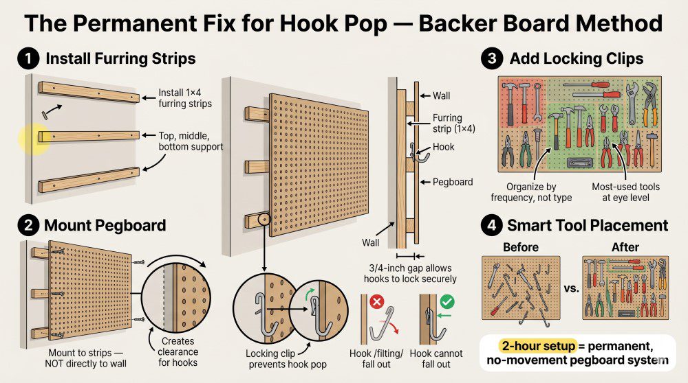 permanent fix for hook pop