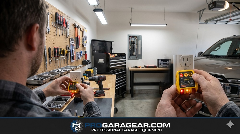 garage electrical audit checklist photograph