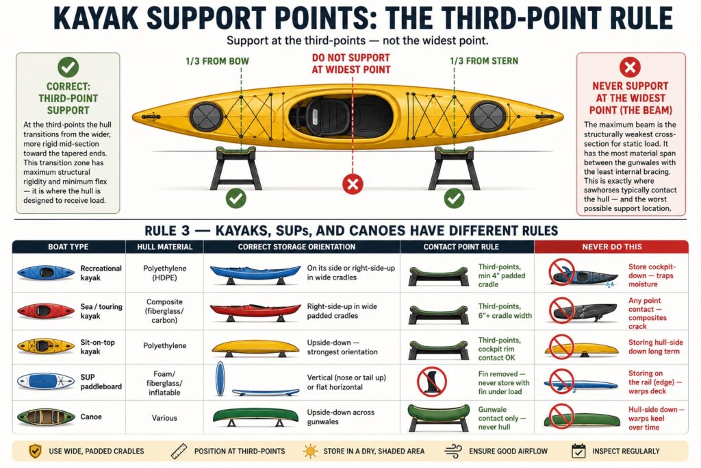 Garage Kayak & Paddleboard Storage